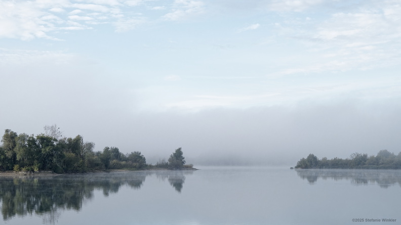 Hollerner See Im Nebel